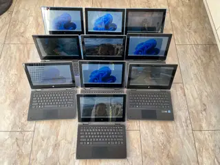 10 X HP Probook X360 11 - 11” touch - ssd - Win 11