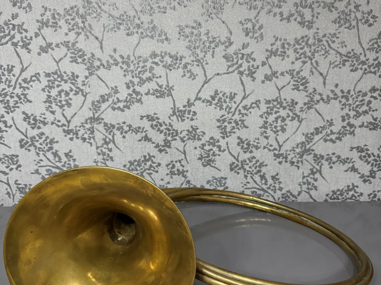 Billede 2 - Flot klassisk posthorn i messing