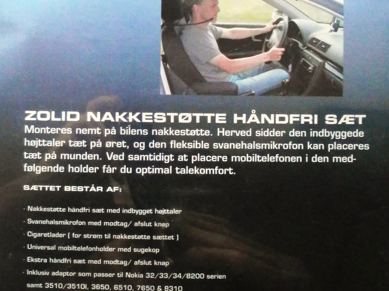 Billede 2 - NY NAKKESTØTTE HÅNDFRI SÆT - Perfekt Gave !
