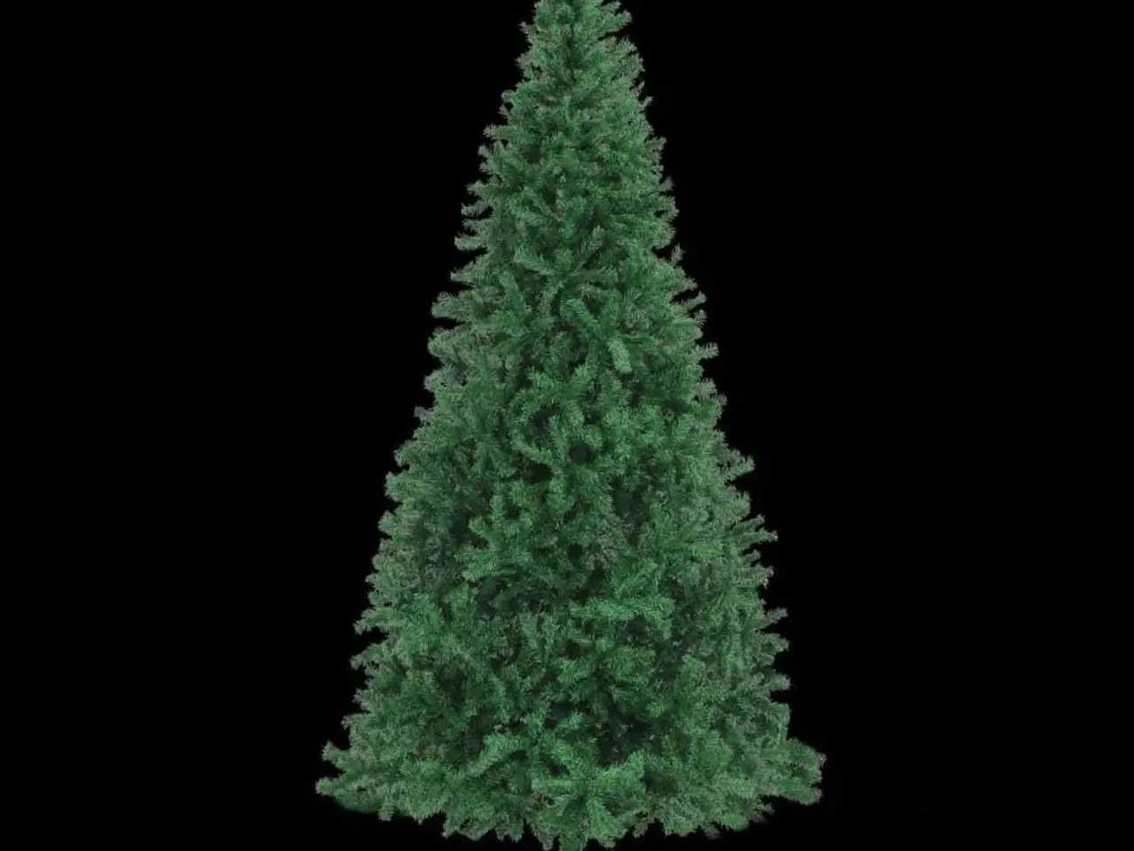 Billede 3 - Kunstigt juletræ 300 cm grøn