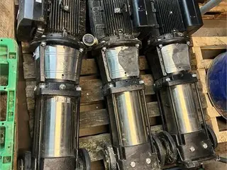 Grundfos MGE132SB2-FF265-F1 - 3 stk. industripumper med Danfoss VLT Aqua drive