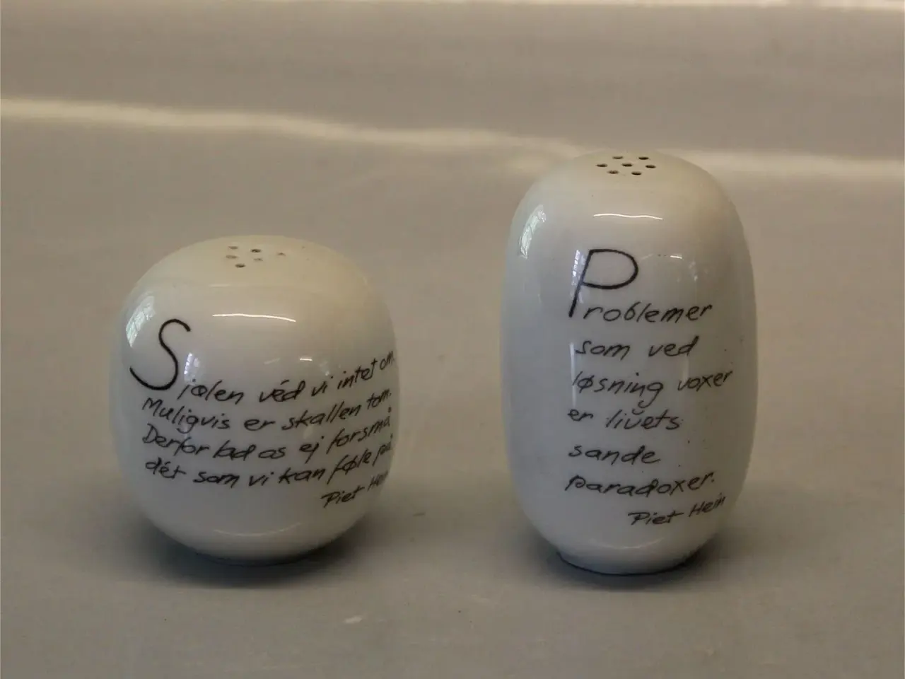 Billede 1 - Piet Hein Salt og Peber - Kgl. Porcelæn