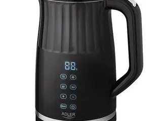 Elkedel med temperaturstyring 1,7 l - Adler AD 1350, sort