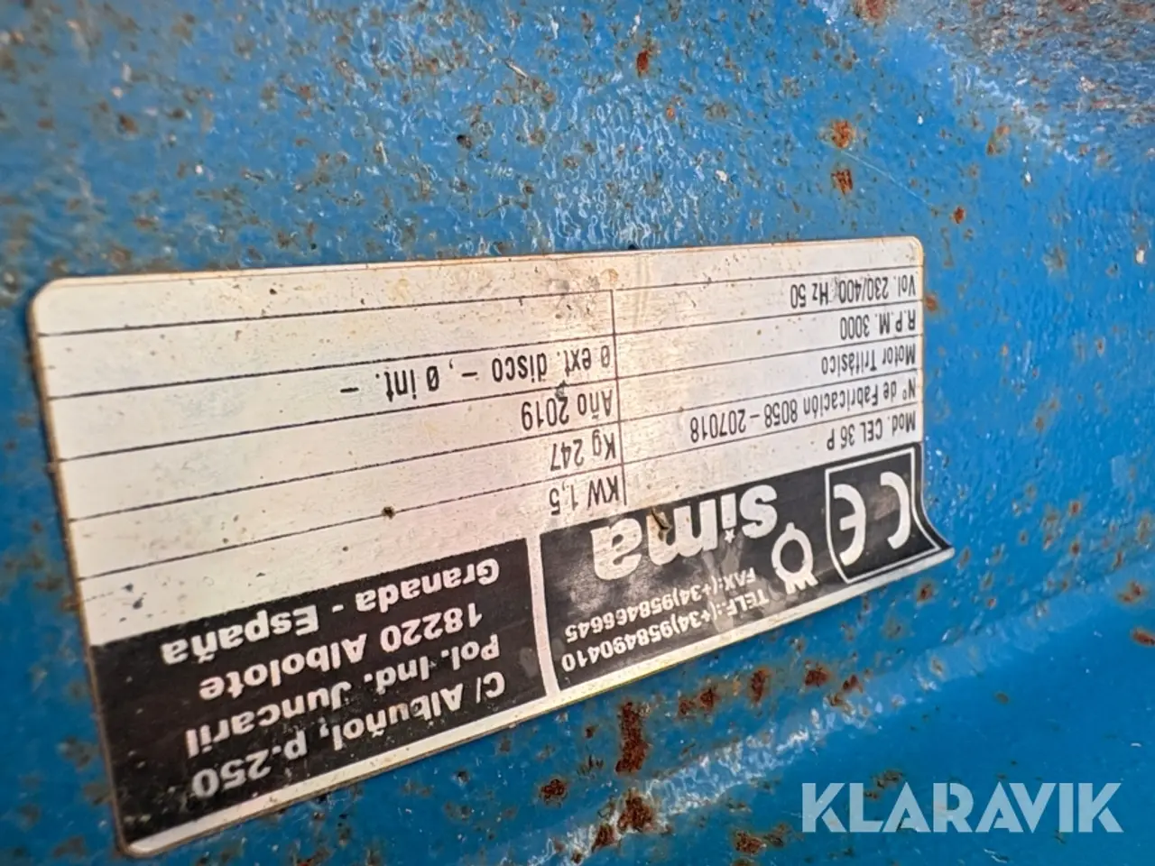 Billede 6 - Klippemaskine Sima Cel-36P