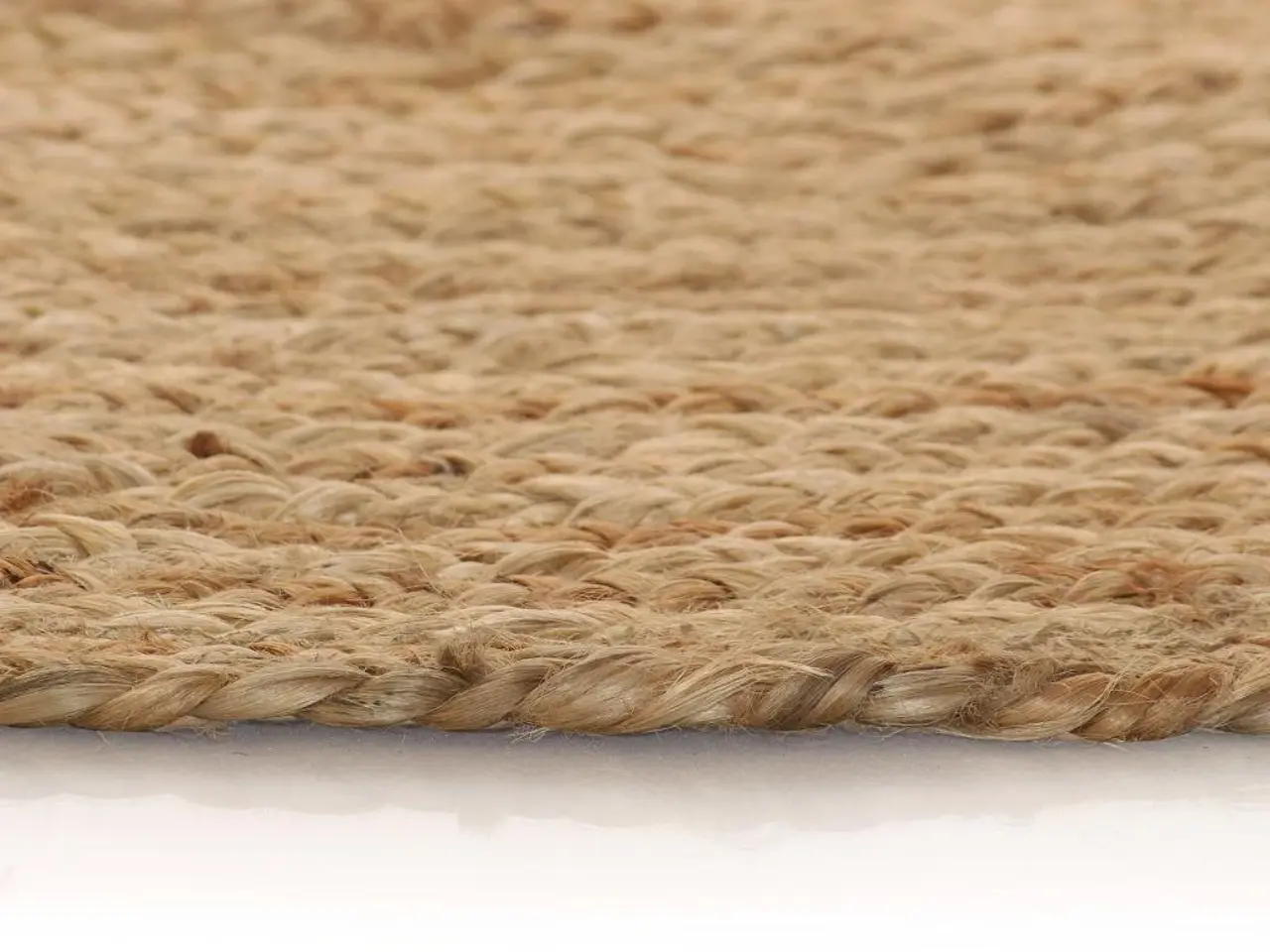 Billede 5 - Gulvtæppe 150 cm rundt flettet jute