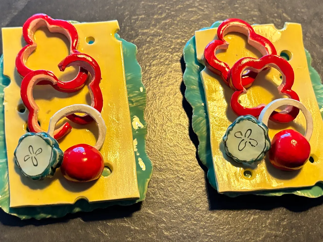 Billede 2 - Smørrebrød i keramik - Ostemad