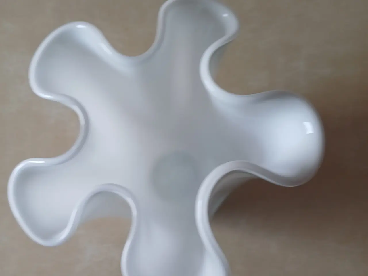 Billede 2 - Hvid tulipanvase i glas
