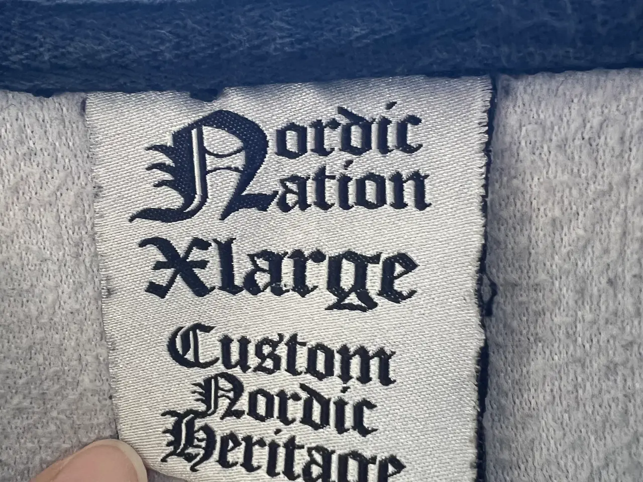 Billede 8 - Hoodie fra Nordic Nation m/Holger Danske. Str. XL.