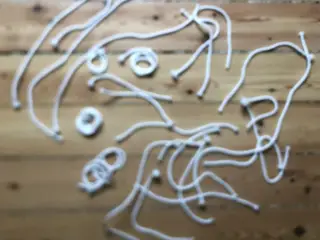 Hvid faldskærmsline - paracord