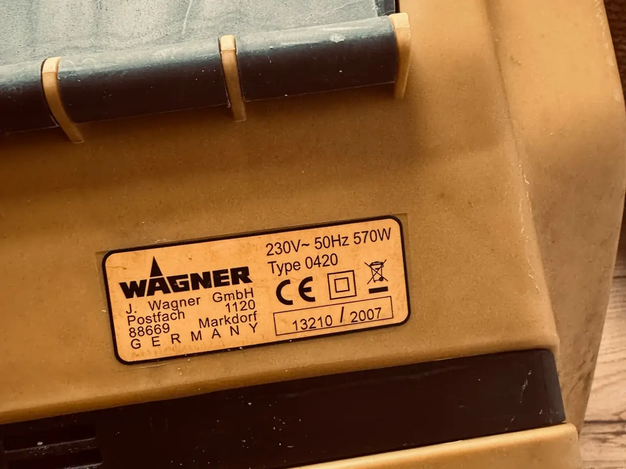Billede 2 - Wagner W 860 E malersprøjte 570W