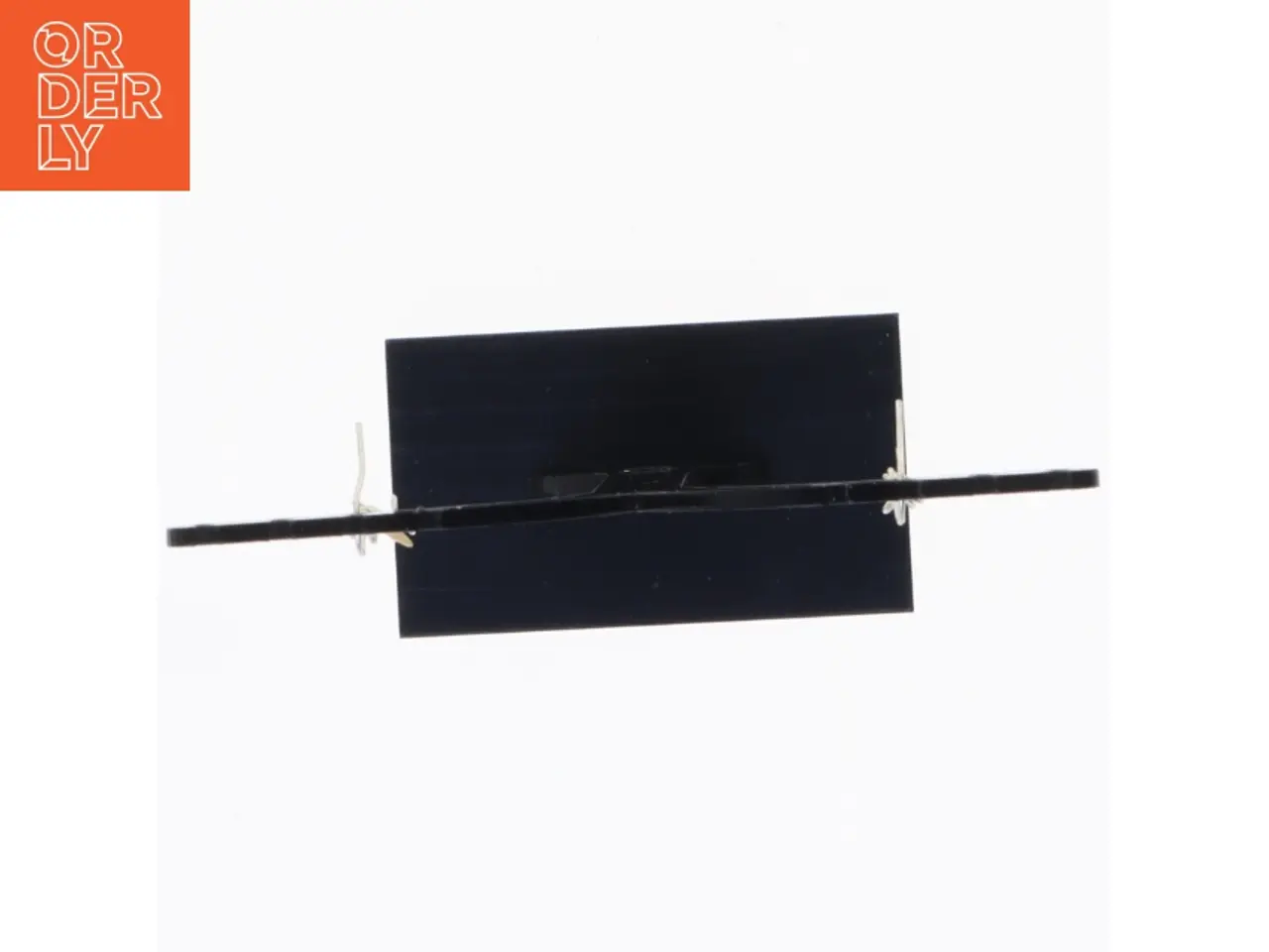 Billede 2 - Øreringe med lyserødt mønster (str. 7 x 1 cm)