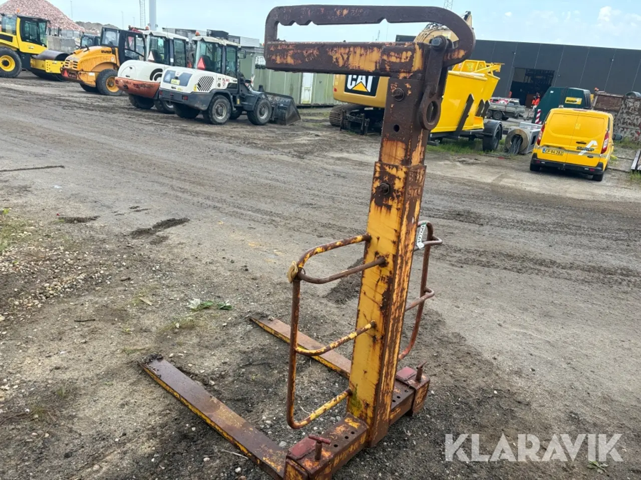 Billede 4 - Pallegafler til kran Fanø kranservice 3.t