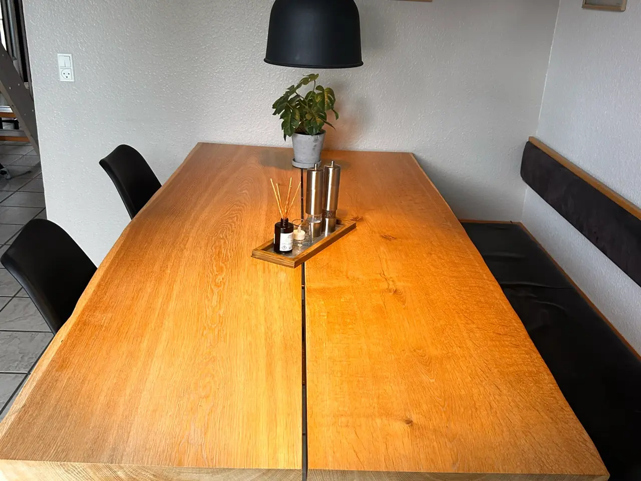 Billede 3 - Plankebord i massiv eg