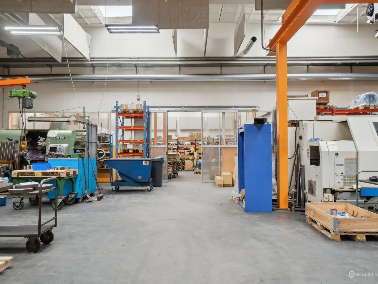 Billede 2 - Velholdt lager- og kontorlejemål på 1 190 m² i Værløse med 6.6 m loftshøjde