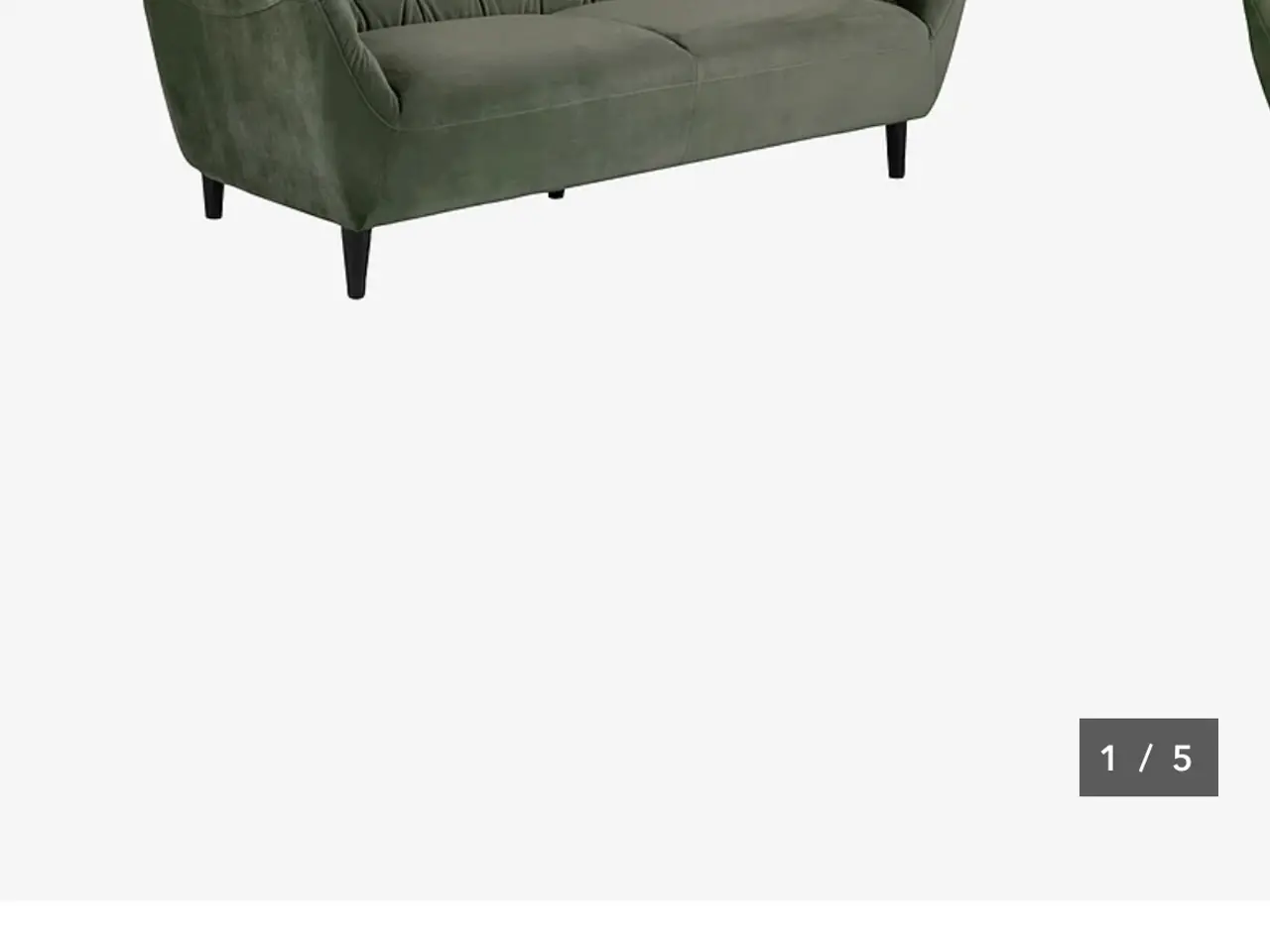 Billede 3 - Sofagruppe/ chaiselong/ stol / 3 personers / læne
