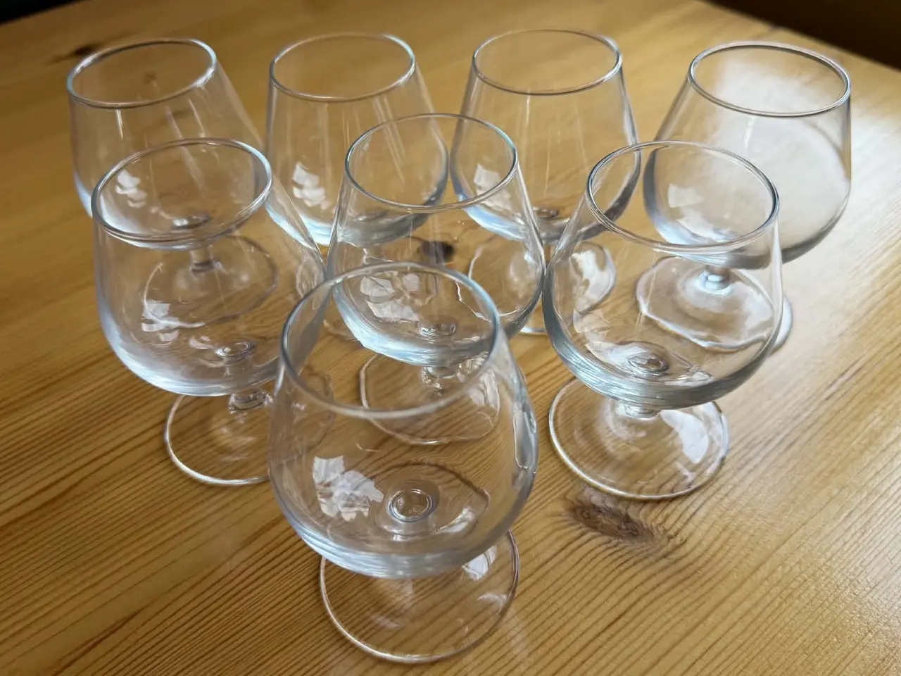Billede 1 - 8 flotte cognacglas/ballonglas – Som nye!