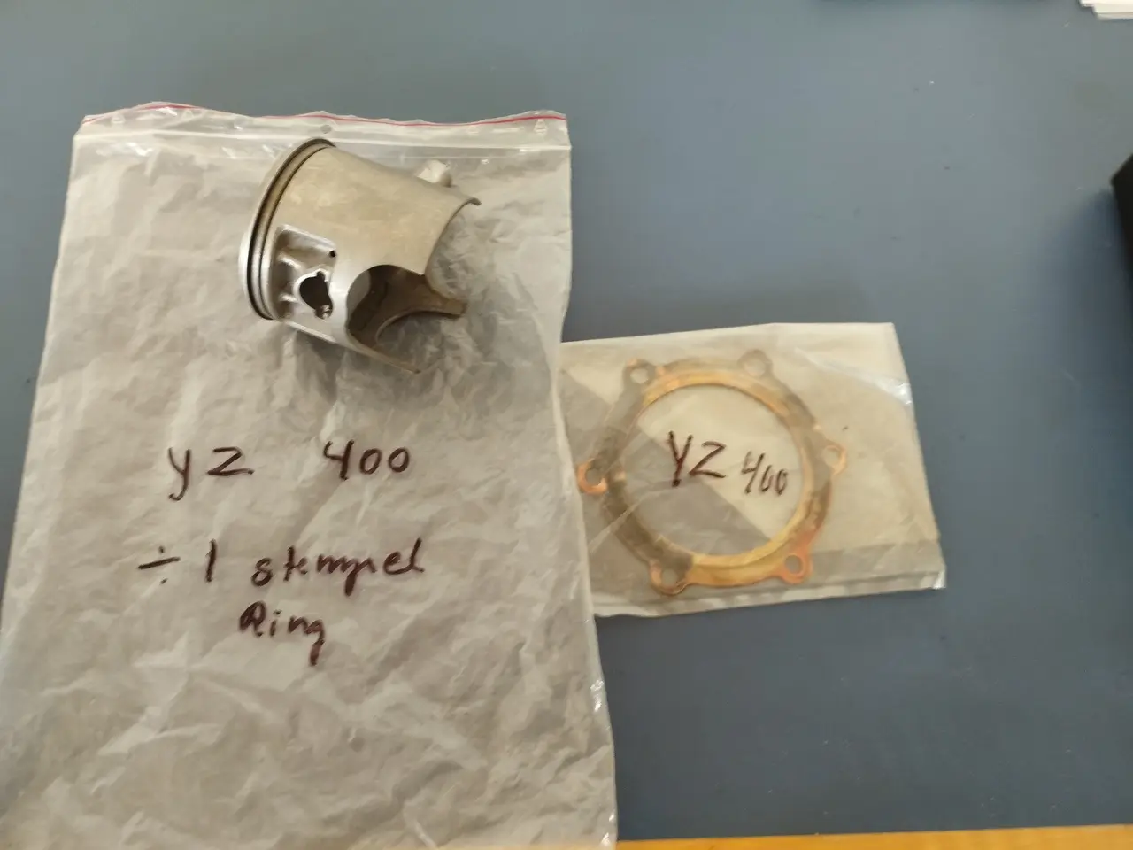 Billede 1 - Stempel til Yamaha YZ 400 crosser mangler ring.