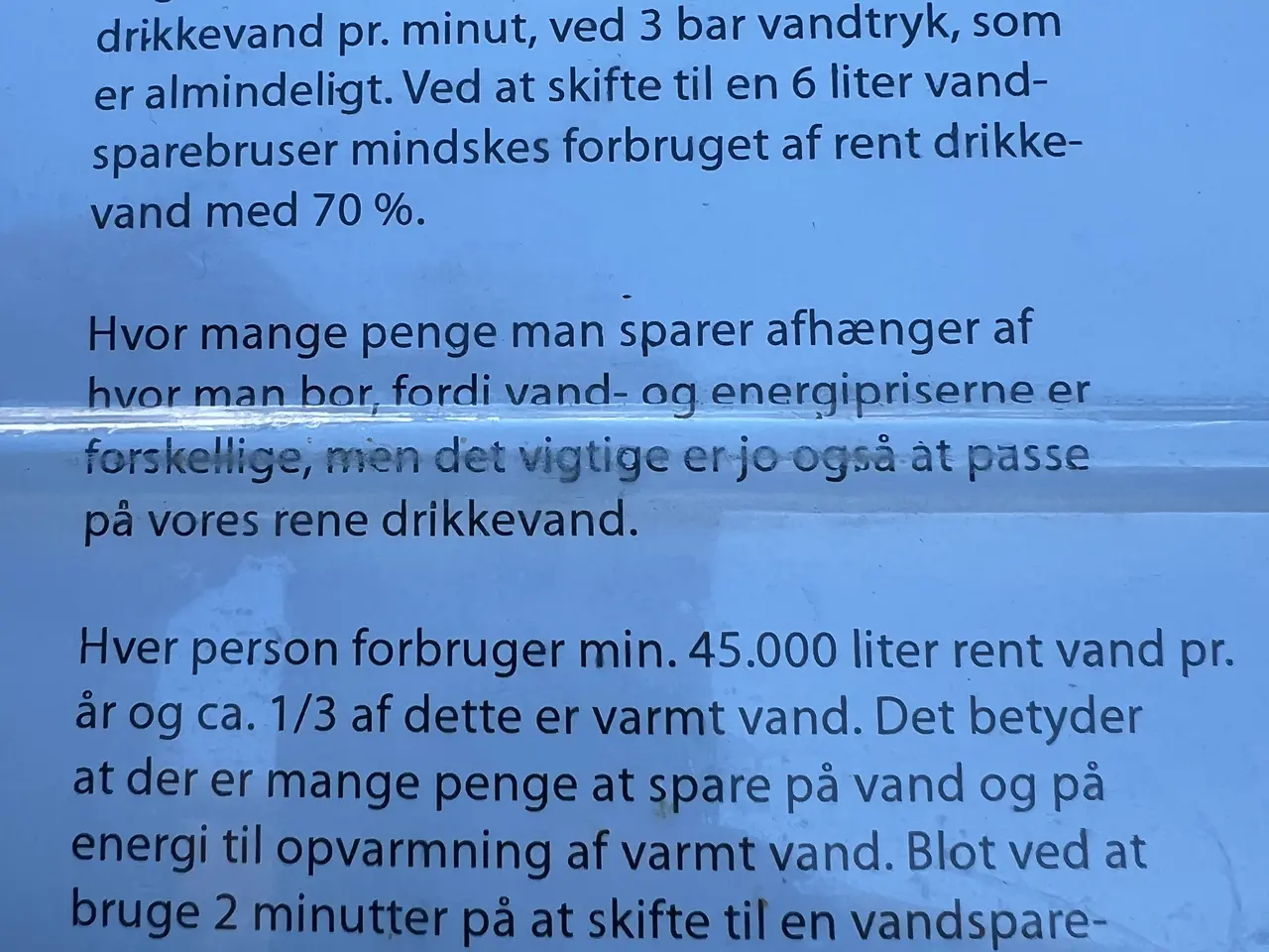 Billede 10 - Ny Geyser Vandbesparende Rundt Brusehoved