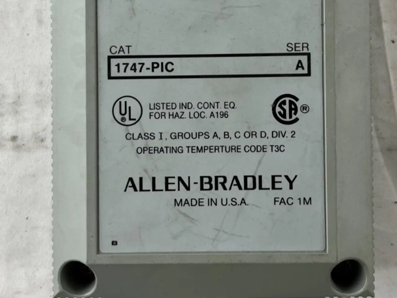 Billede 1 - Allen-Bradley 1747-PIC SLC 500 Personal Computer