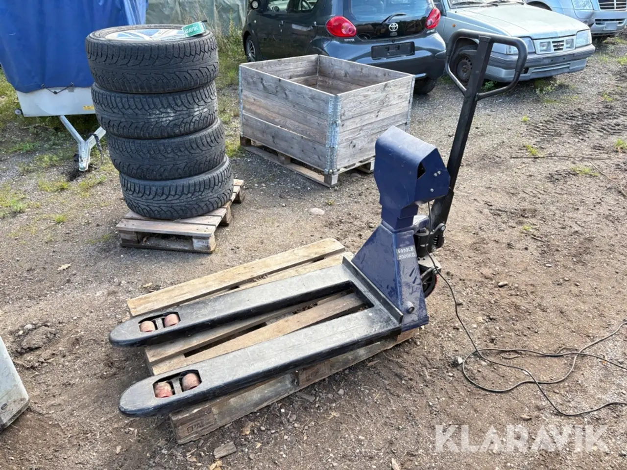 Billede 5 - Palleløfter med vægt - 2000 kg