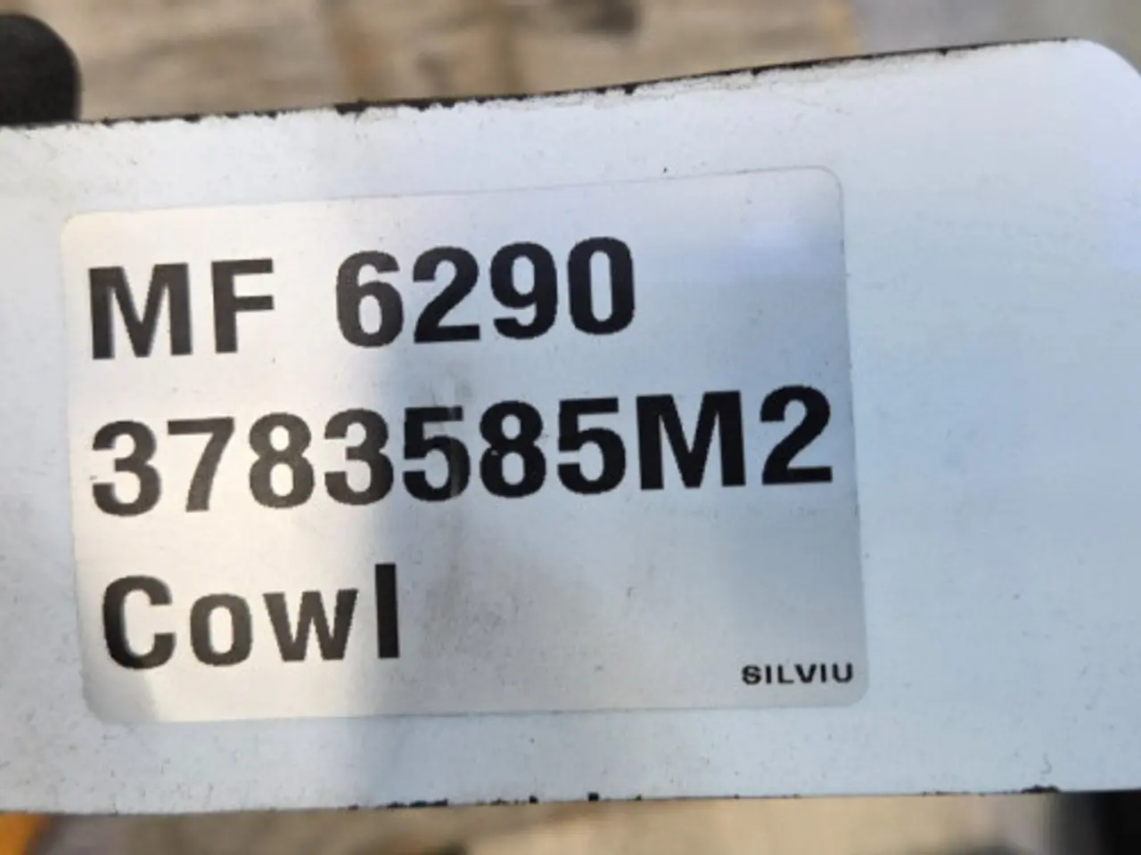 Billede 9 - Massey Ferguson 6290 Kappe 3783585M2