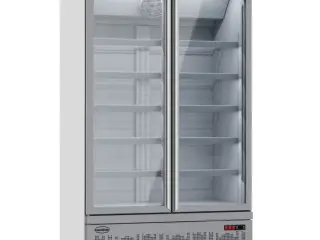 Displayfryseskab med 2 glasdøre – 1000 L