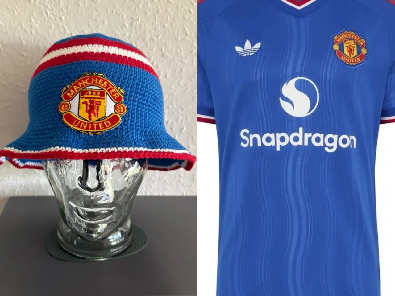 Billede 2 - Manchester United hæklet bøllehat 