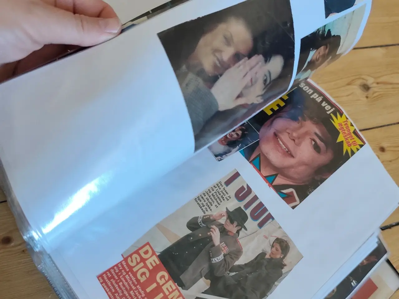 Billede 20 - Stor sort ringbind med Michael Jackson