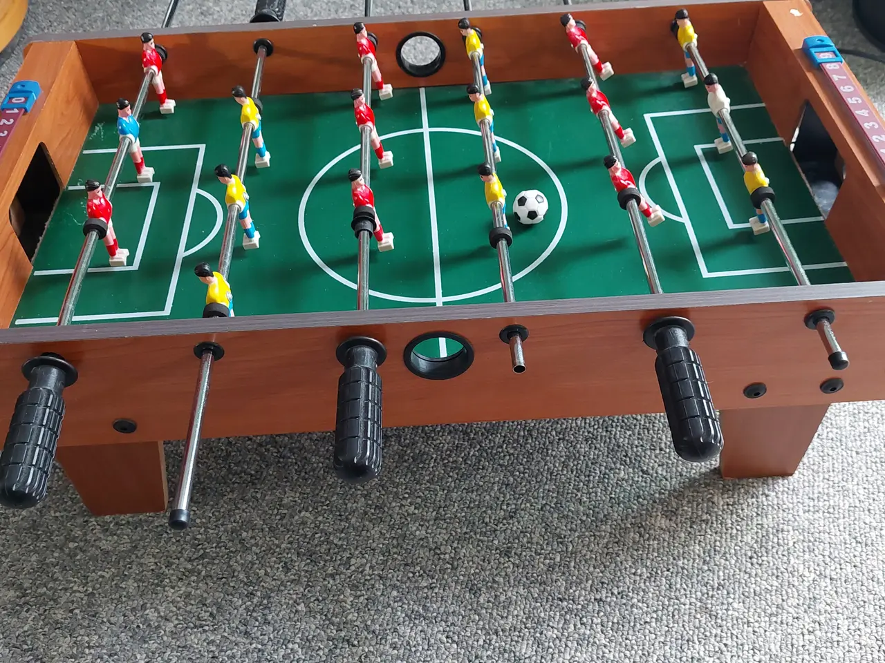 Billede 3 - Fodbold bane i træ med tavle