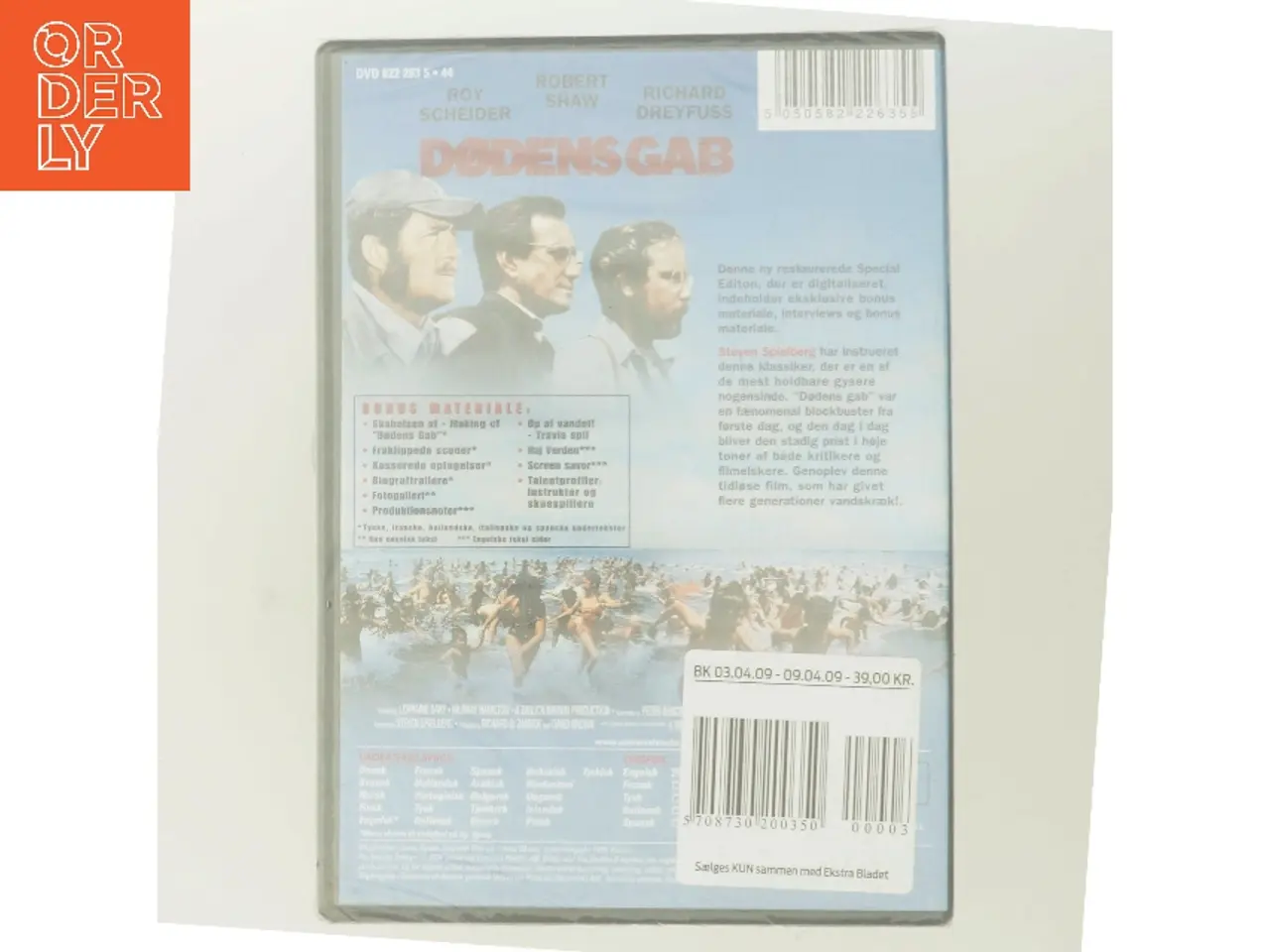 Billede 3 - Dødens gab med Roy Scheider (DVD)