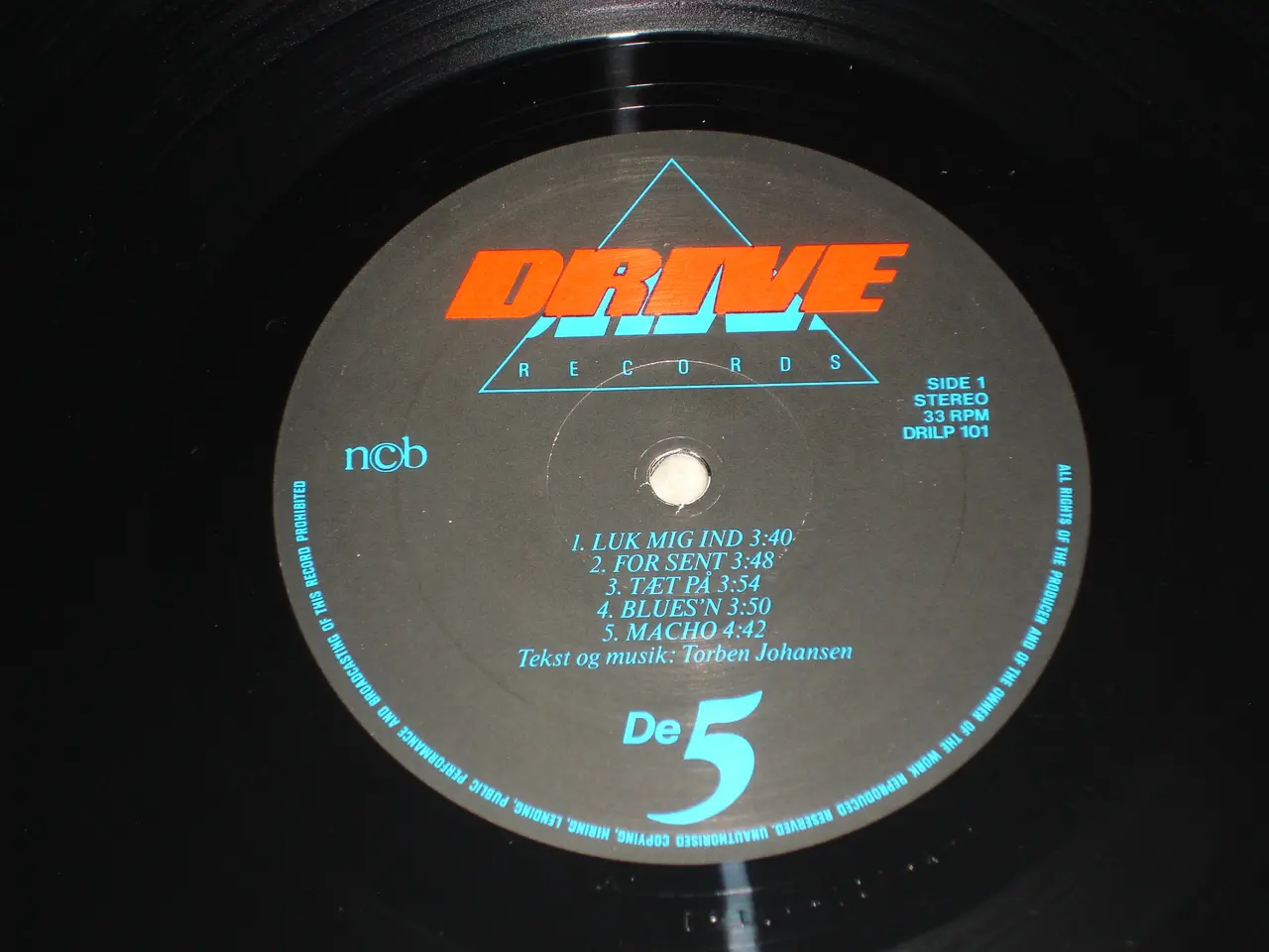 Billede 4 - (Sender gerne) De 5 – De 5 (Deres 2den LP )