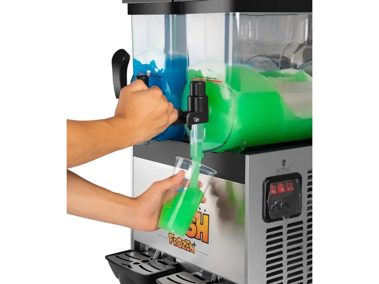 Billede 2 -  Slush ice-maskine – 2 x 15 liter – LED