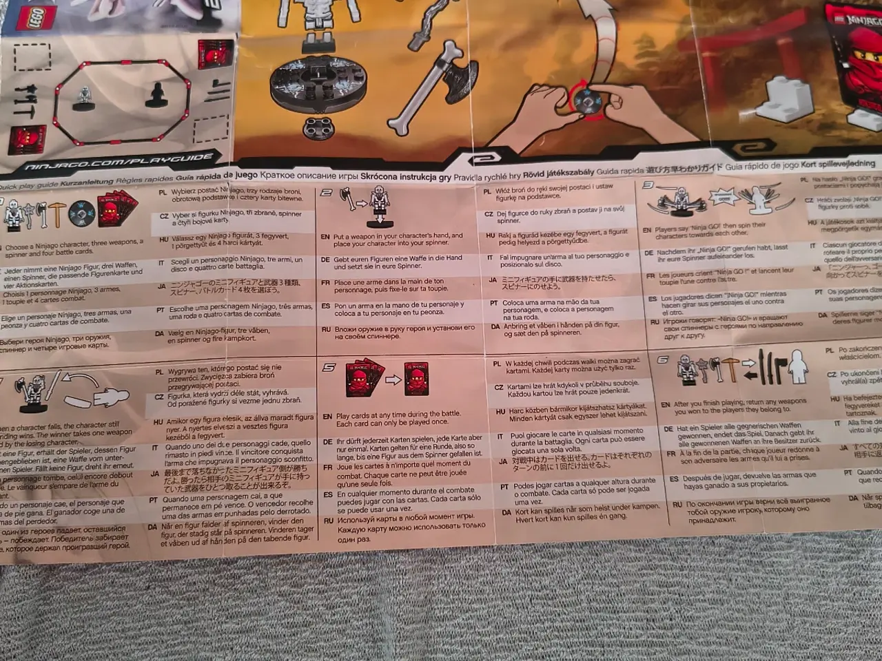 Billede 15 - LEGO Ninjago: Bonezai Spinner Sæt (Sæt 2115)