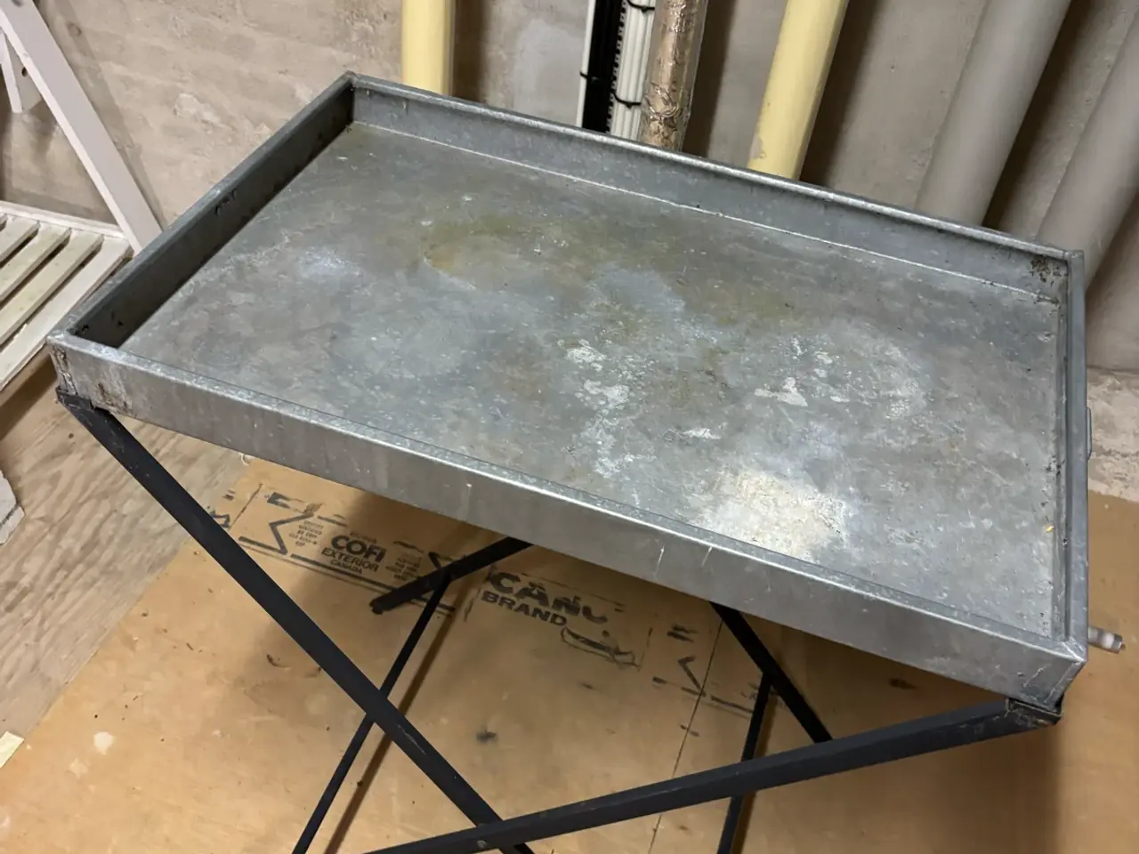 Billede 2 - Zink Bakkebord havebord