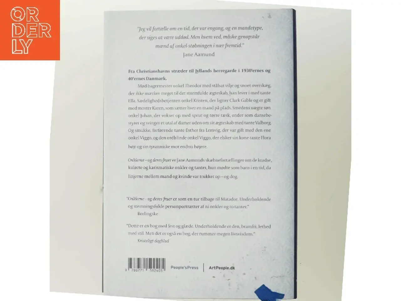 Billede 3 - Onklerne og deres fruer af Jane Aamund (Bog)