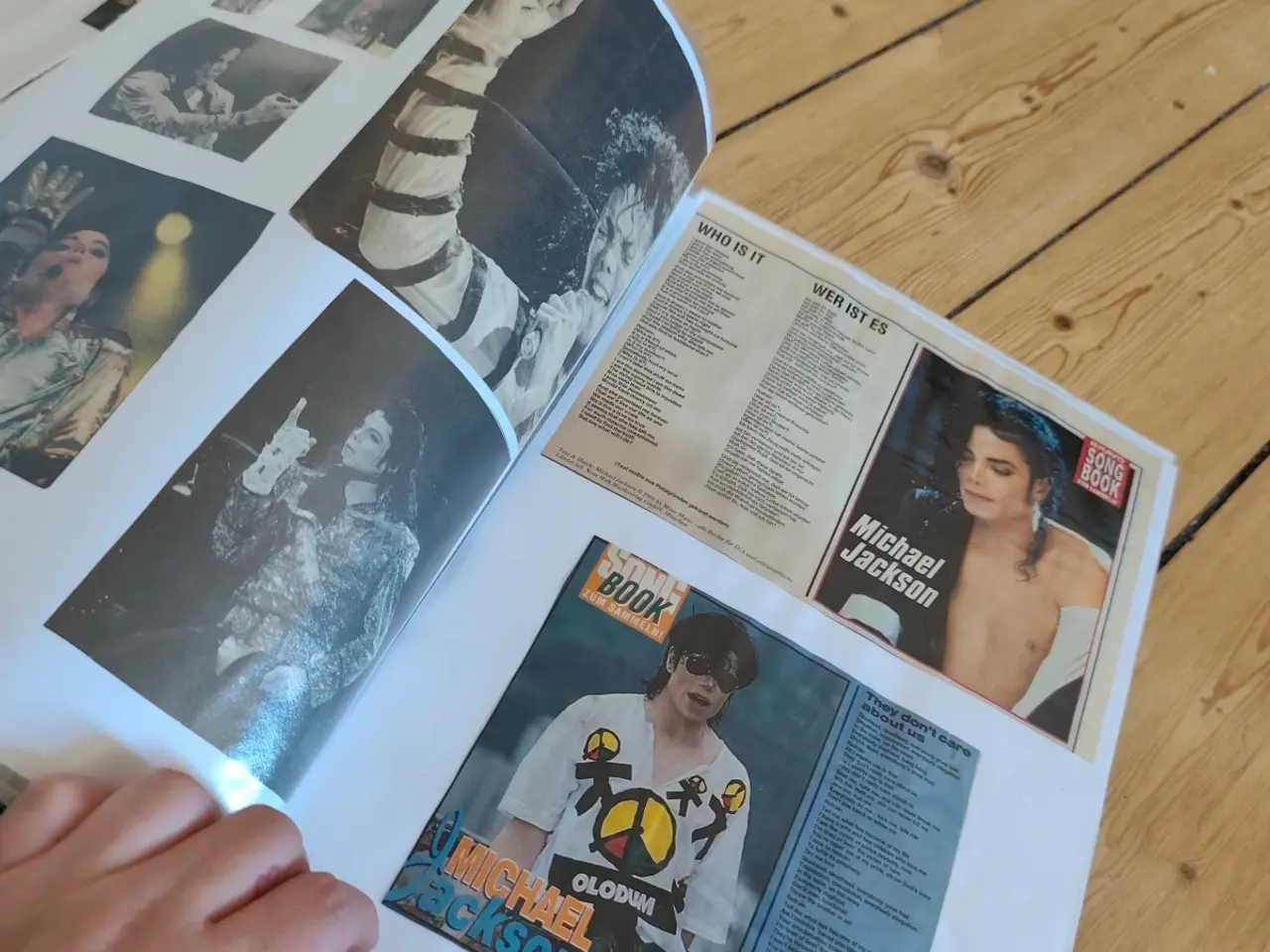 Billede 13 - Stor sort ringbind med Michael Jackson
