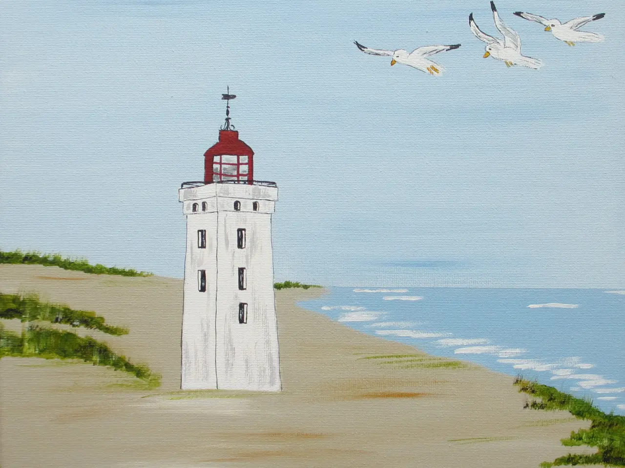 Billede 1 - ACRYL-MALERI nr. G. 14