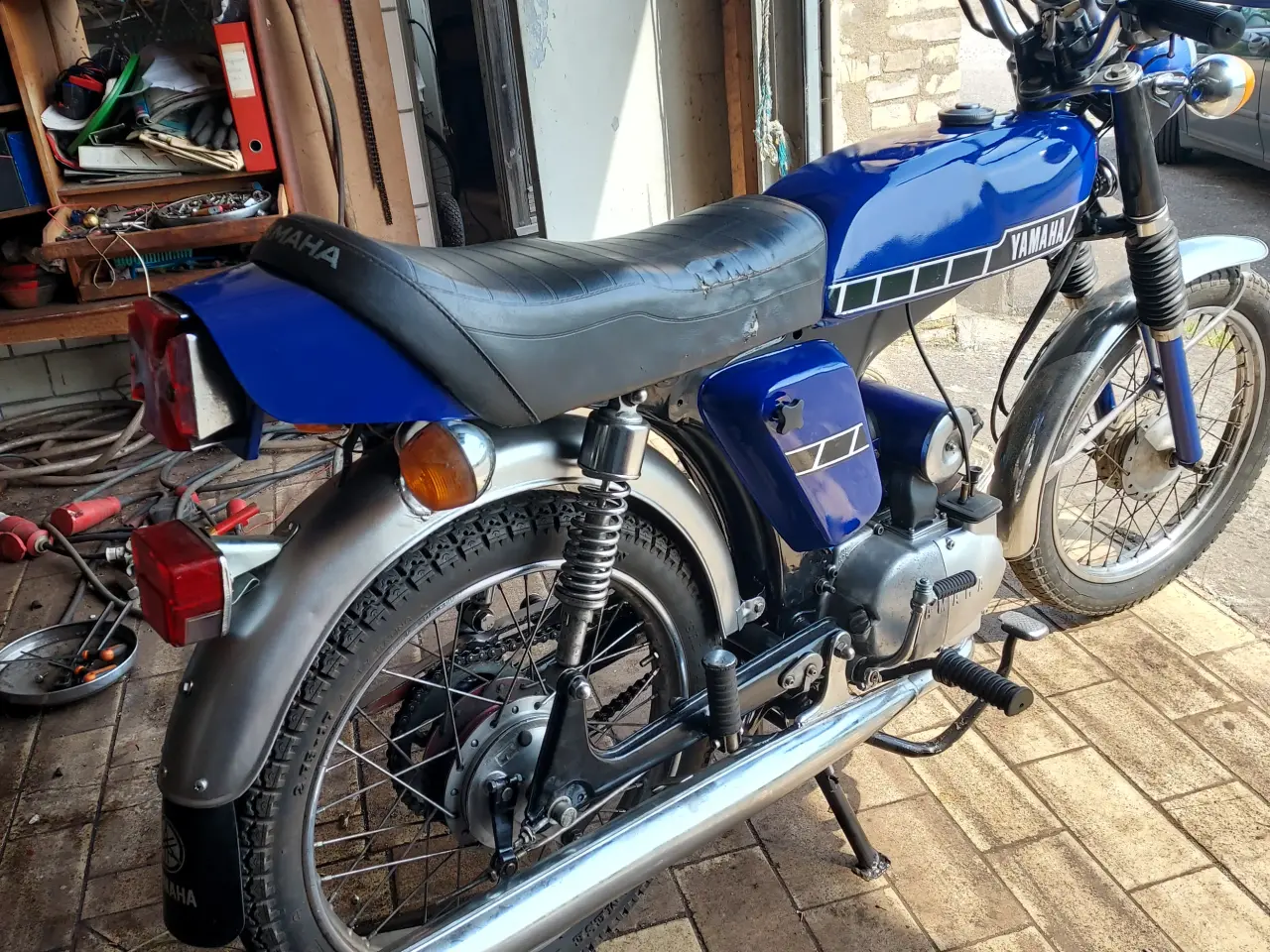 Billede 3 - Yamaha fs1 k1  1976.  Evt bytte  veteran MC