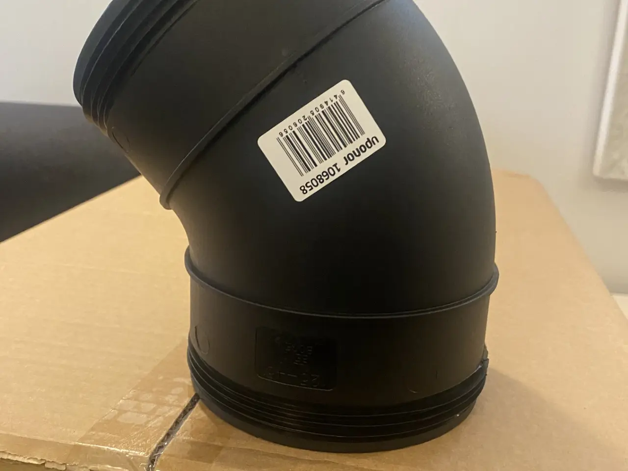 Billede 4 - Uponor ventilations plastbøjninger – 45° & 90° – N