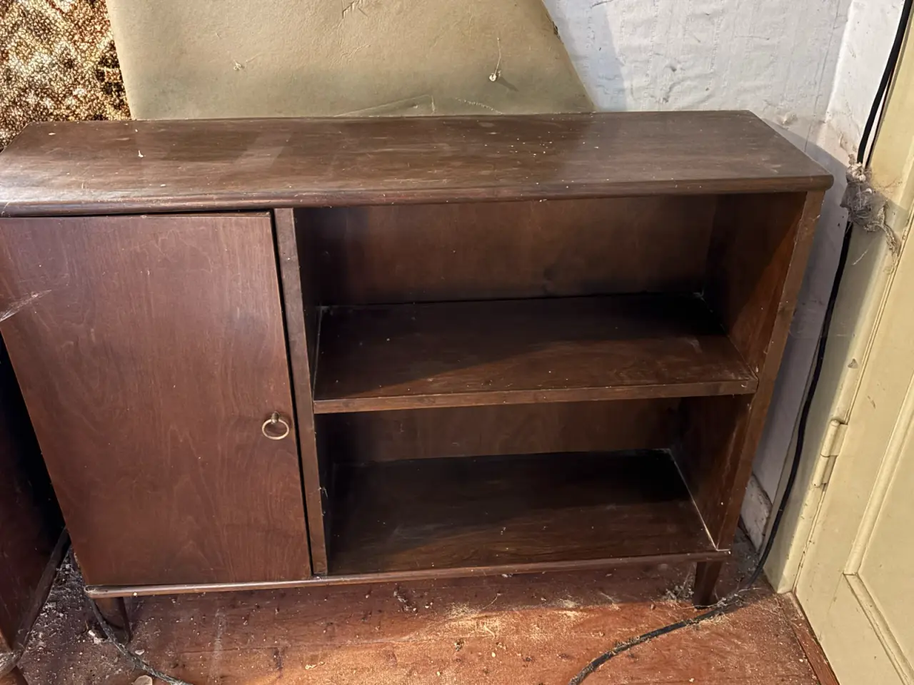 Billede 1 - Retro reol med skab (funkis / mid-century stil)