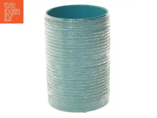 Blå vase (str. 17 cm)