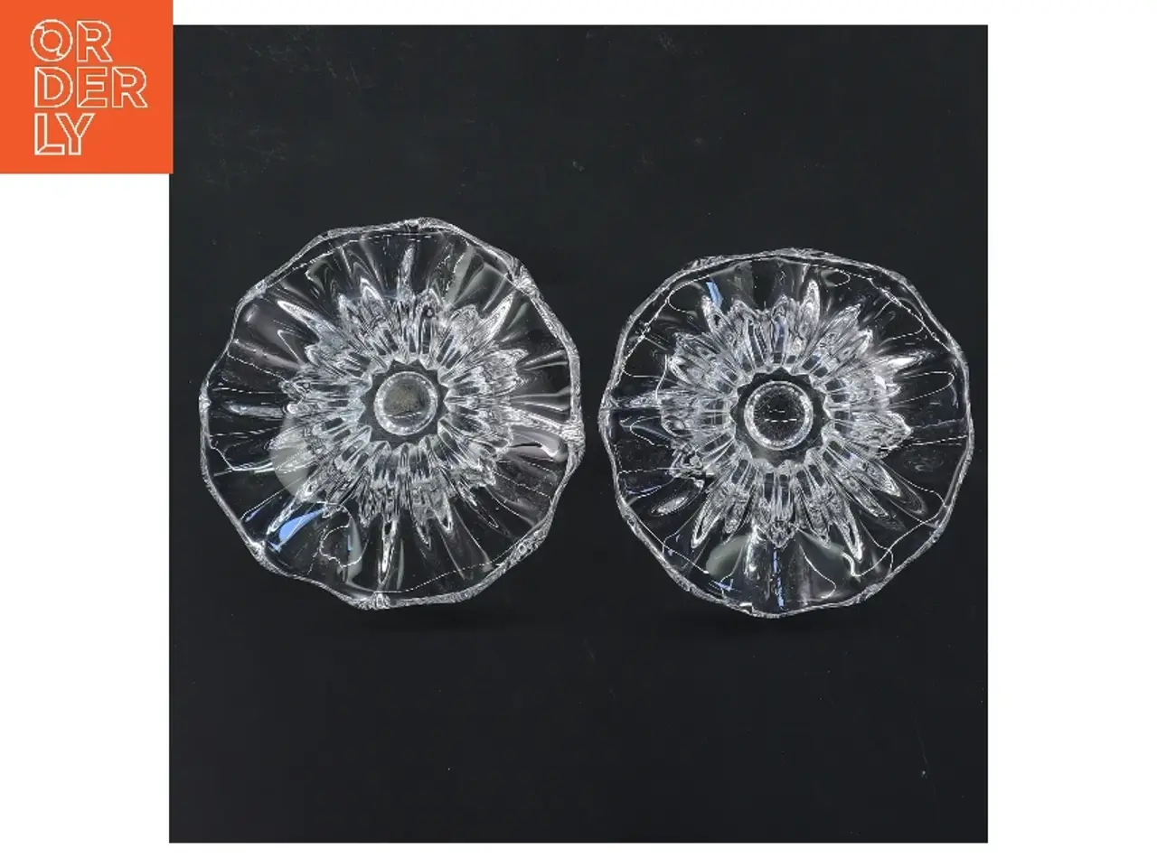 Billede 3 - Glas lysestager (str. 11 cm)