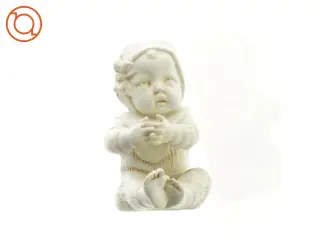 Porcelænsfigur af baby (str. 12 x 6 cm)