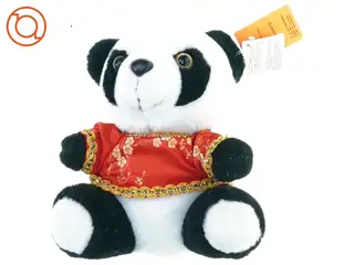 Panda i kinesisk tøj med sugekop (str. 17 cm)