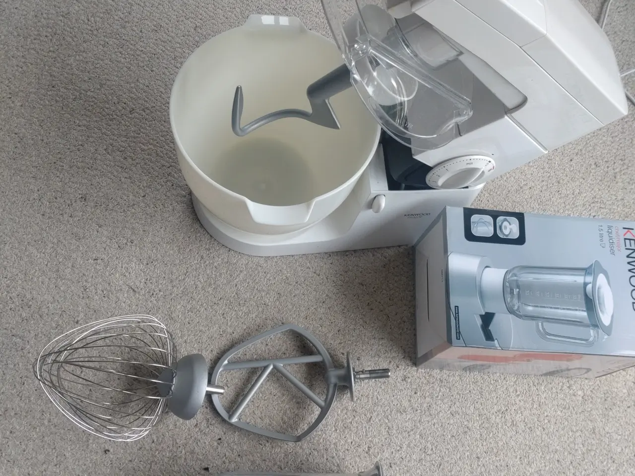 Billede 3 - Kenwood Major køkkenmaskine 900w med blender, hvid