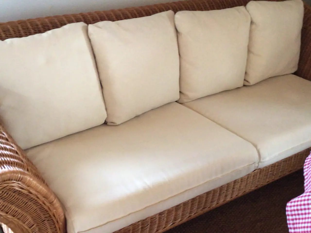 Billede 6 - Sofa,stole og spisebord i  natur rattan 
