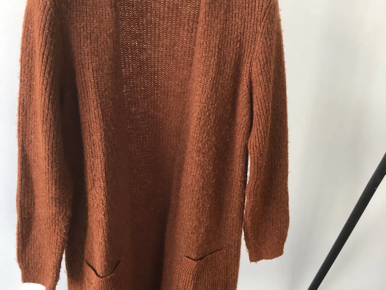 Billede 2 - Lang strikcardigan str m