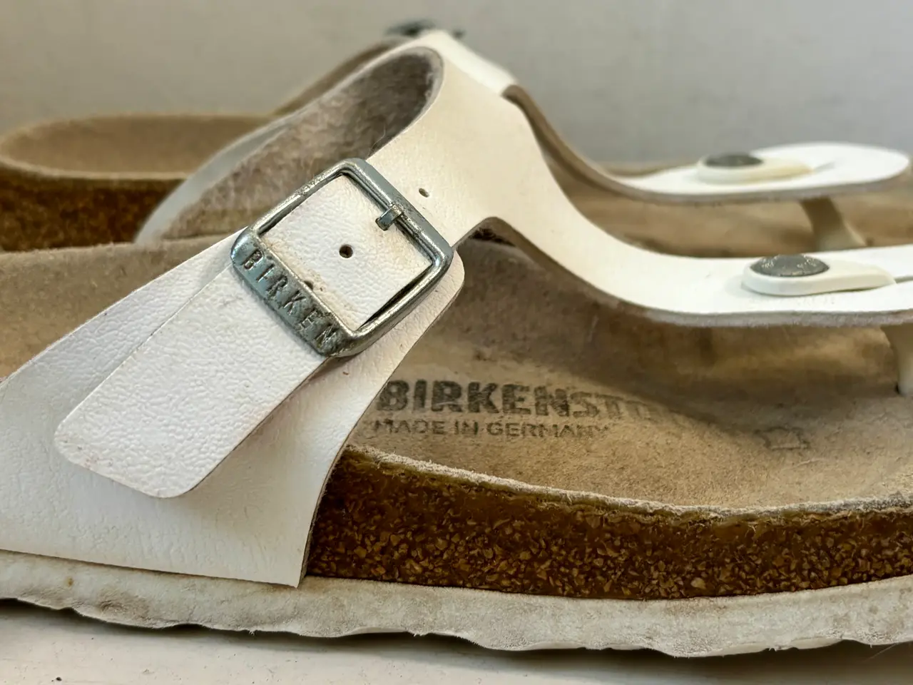 Billede 4 - Birkenstock, Gizeh hvid sandal, str 36