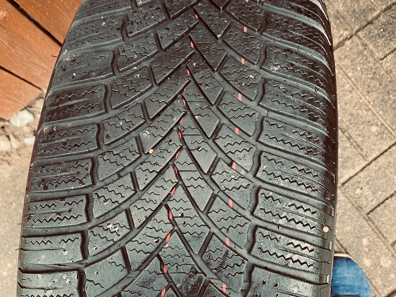 Billede 2 - 4 ORGINALE 17” MAZDA FÆLGE MED VINTERDÆK