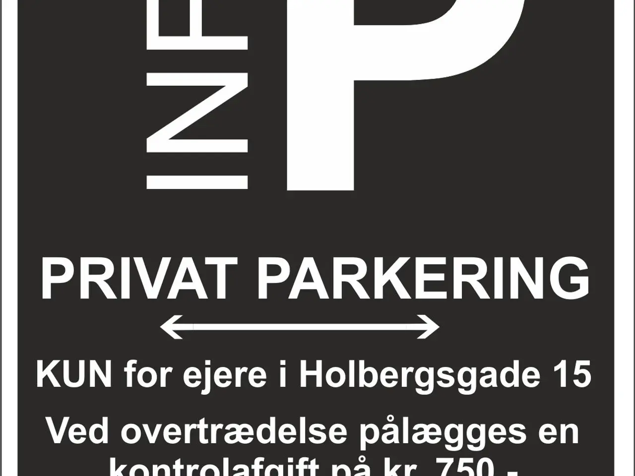 Billede 7 - Nye P-skilte med forskellige tekster